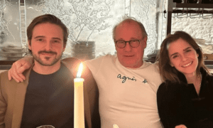 Emma Watson With Her Father & Brother