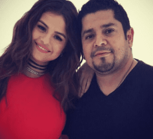 Selena Gomez With Her Father