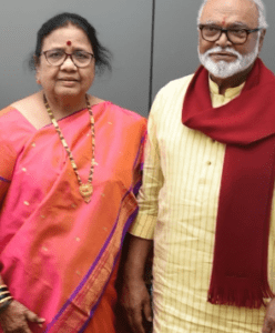 Meena Bhujbal With Her Husband